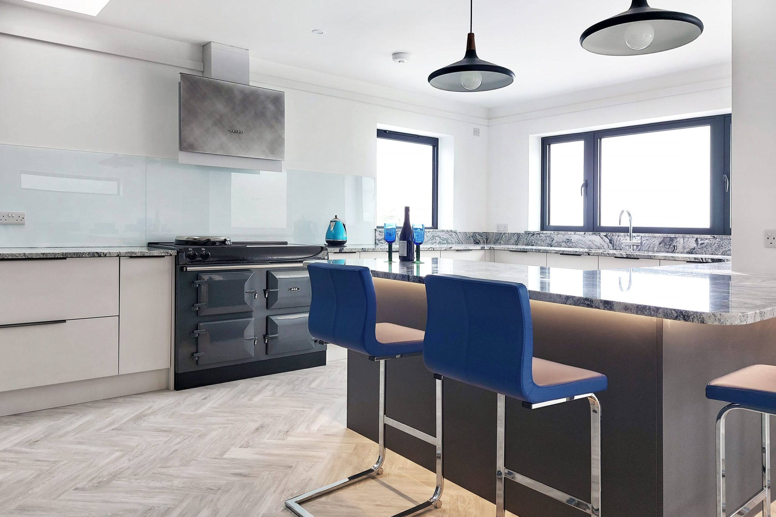 Contemporary Coastal Open-Plan Kitchen in St Ives | Now Kitchens