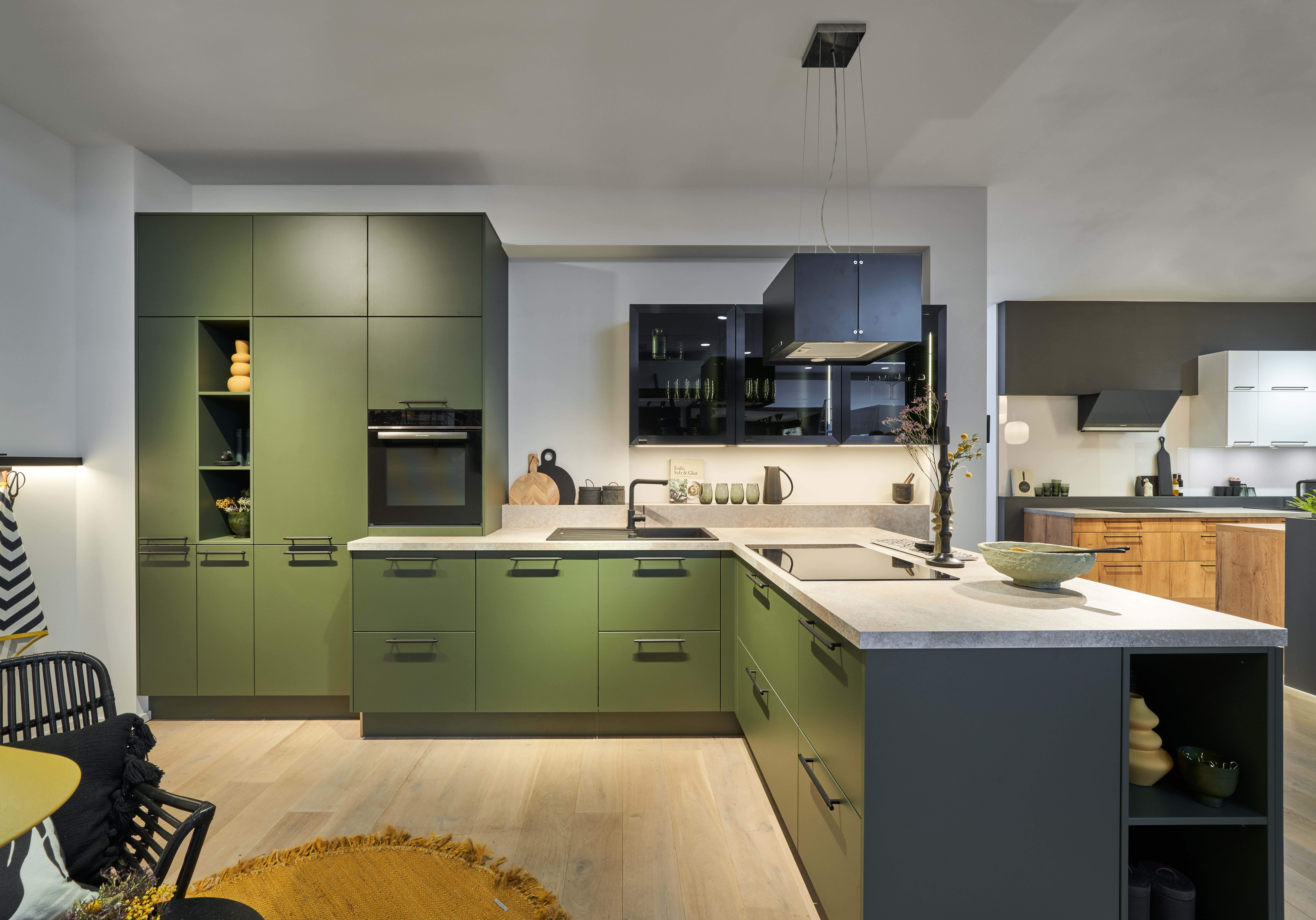 sage green kitchen colours 2024